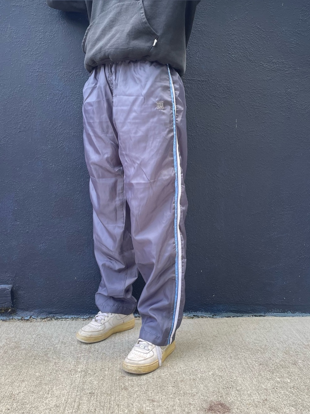 Vintage 90s Wilson striped track pants size large